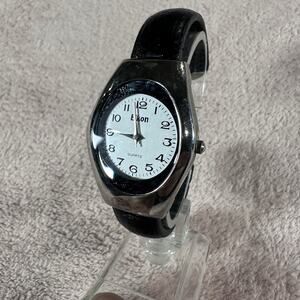 Eikon Womens Black Oval Quartz Watch Black Band +Bonus Watch